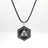 Murder and The Drones Necklace Classic Cartoon Periphery Enamel Pendant Necklace Jewelry Collection 1