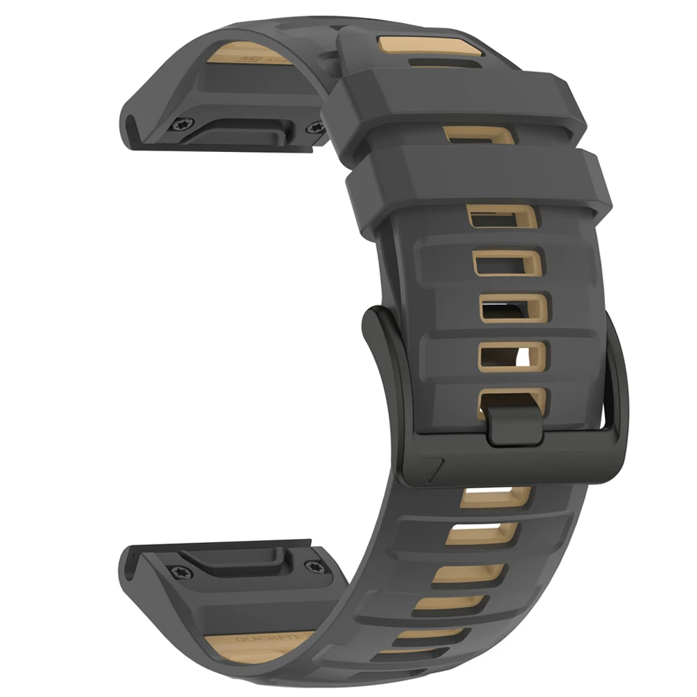 Silicone Sports Watchband - Quick Release, 2PCS, 26/22mm Strap