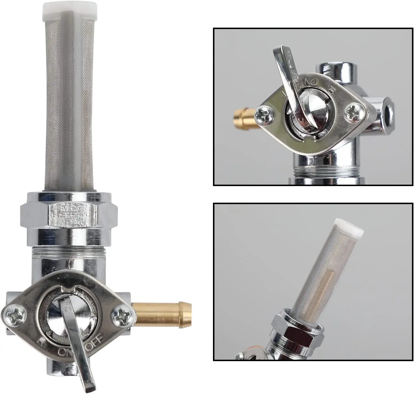 Rubinetto Della Valvola Dell'Interruttore Del Serbatoio Del Gas Del Carburante Per Harley Davidson Xlc Sportster 1958 Xlch Super Ch, Sportster 1960-19