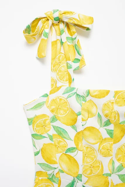 good quality yellow mini dress