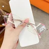 Zilead Framless Lady's Myopia Glasses Women Fashion Diamond-cut Anti Blue Light Jelly Nearsighted Lens Eyeglasses 0-1-1.5-2...-5 4