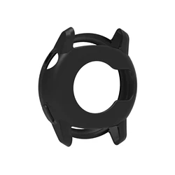 Durable Silicone Protective Sport Case with Screen Guard - Coros Pace 2 (Black)
