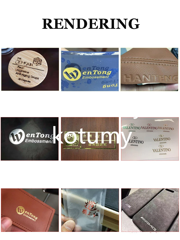 Leather/Paper/Plastic Stamping Robot Hot Press Wood/Cowhide Bronzing Machine Impression Stamping Dispenser Indentation Dispenser