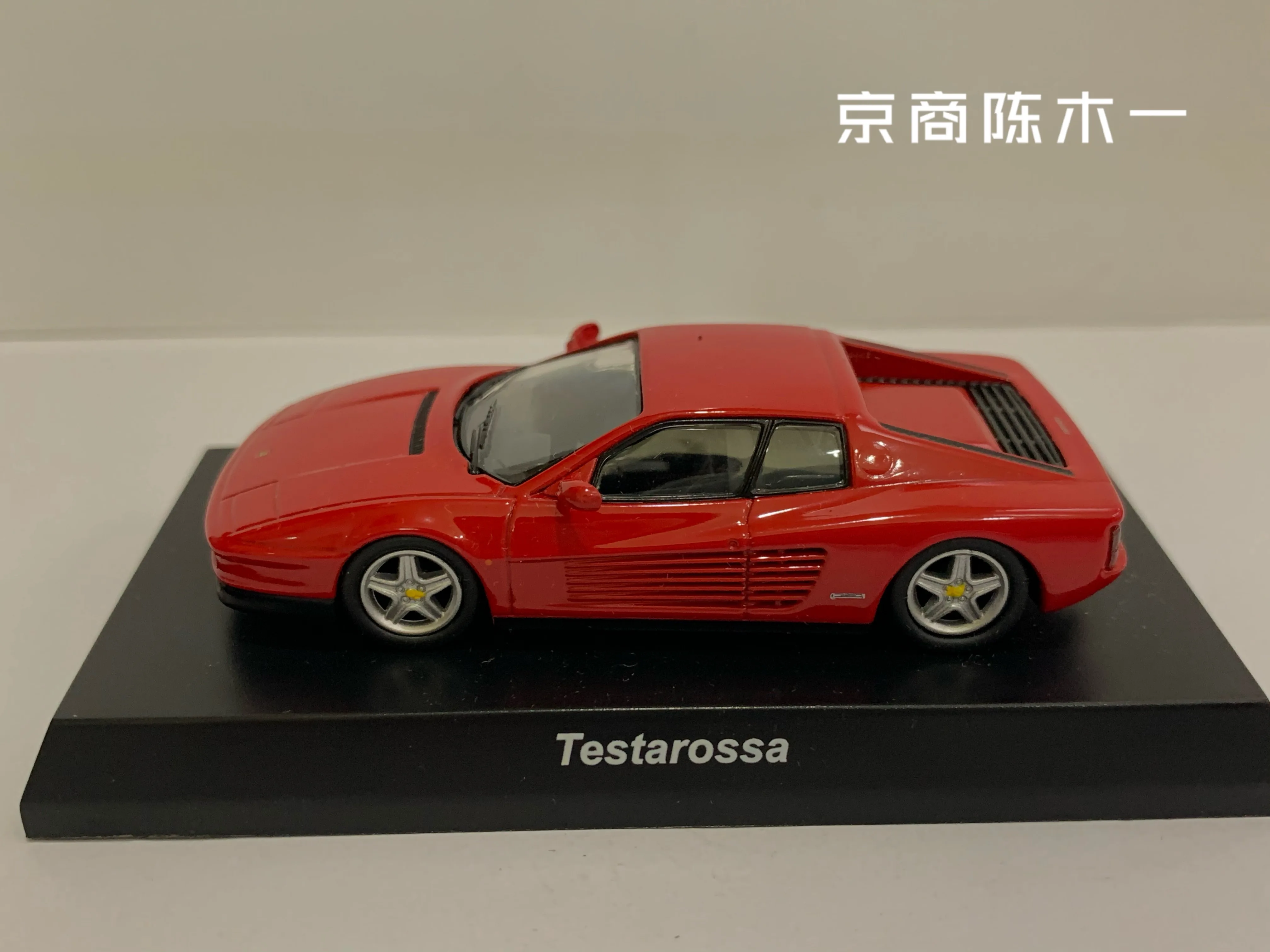 1/64 KYOSHO Ferrari Testarossa Collect die casting alloy assembled trolley  model