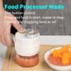 Dual Mode Cordless Food Processor & Handheld Salad Maker - Vegetable Slicer - Food Chopper IPX4 Waterproof 2