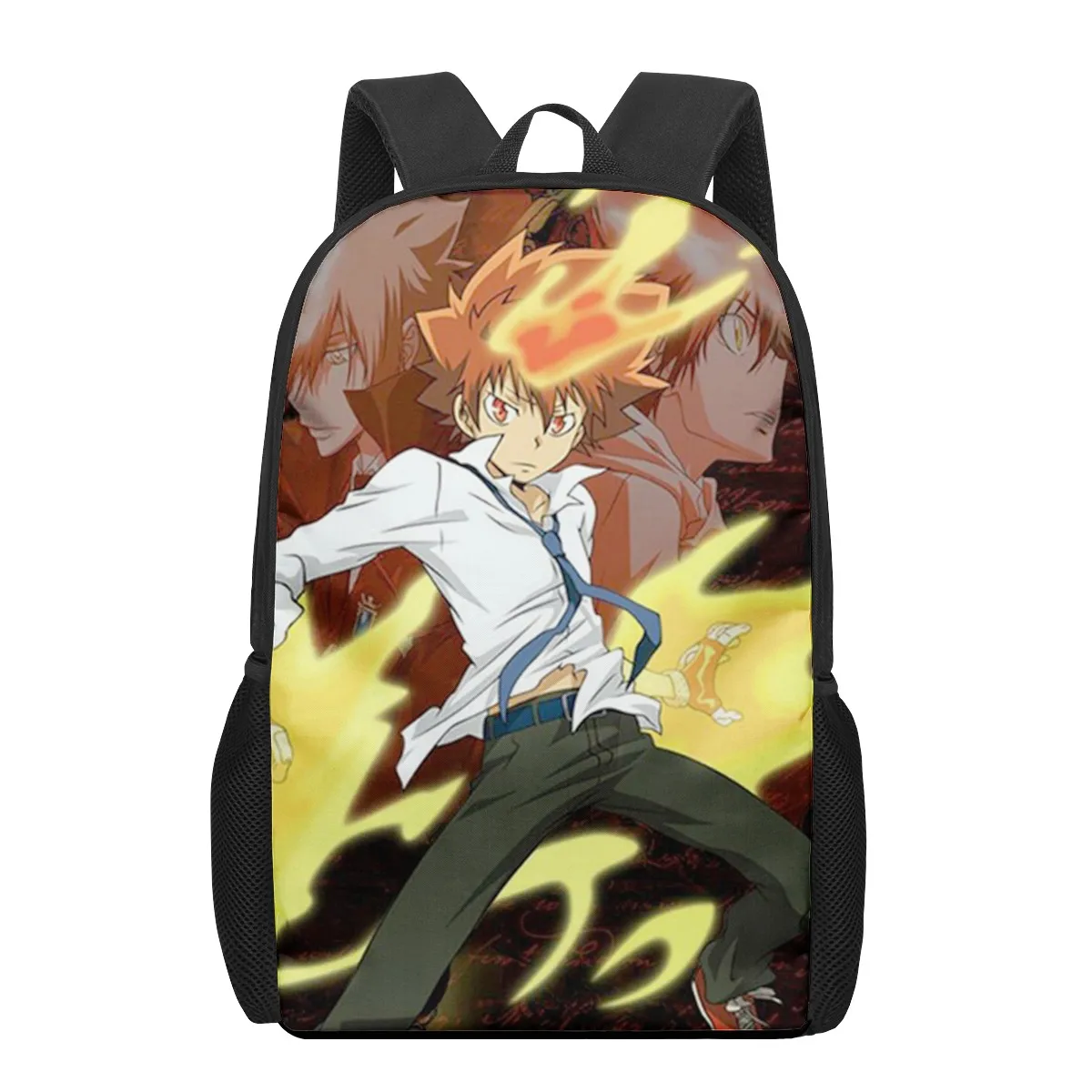 Hitman Reborn Rokudou mukuro 3D Pattern School Bag for Children Girls Boys Casual Book Bags Kids Backpack Boys Girls Schoolbags