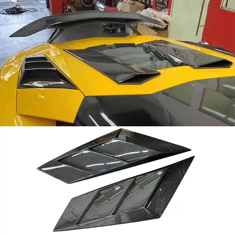 

Real Carbon Fiber Rear Air Intake Cover Trim Fit For Lamborghini Aventador LP700 LP720S