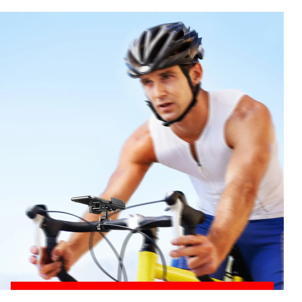 Support de style joystick en alliage d'aluminium de montagne, équipement de support de téléphone antidérapant pour navigation de vélo électrique_voghion.com