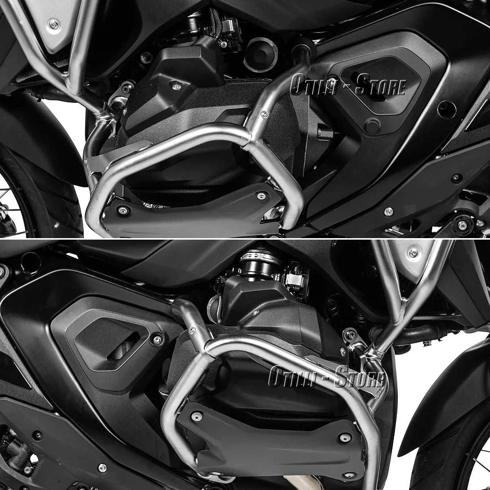 R1300GS 오토바이 엔진 크래시 바 강화 스트럿 크래시 바 BMW GS1300 R 1300 GS 2023-용 원래 실린더 가드 보호