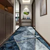 European Geometric Villa Long Corridor Carpet Runner Hall Passageway Home Large Rug Nordic Modern Stairway Comfortable Floor Mat 3