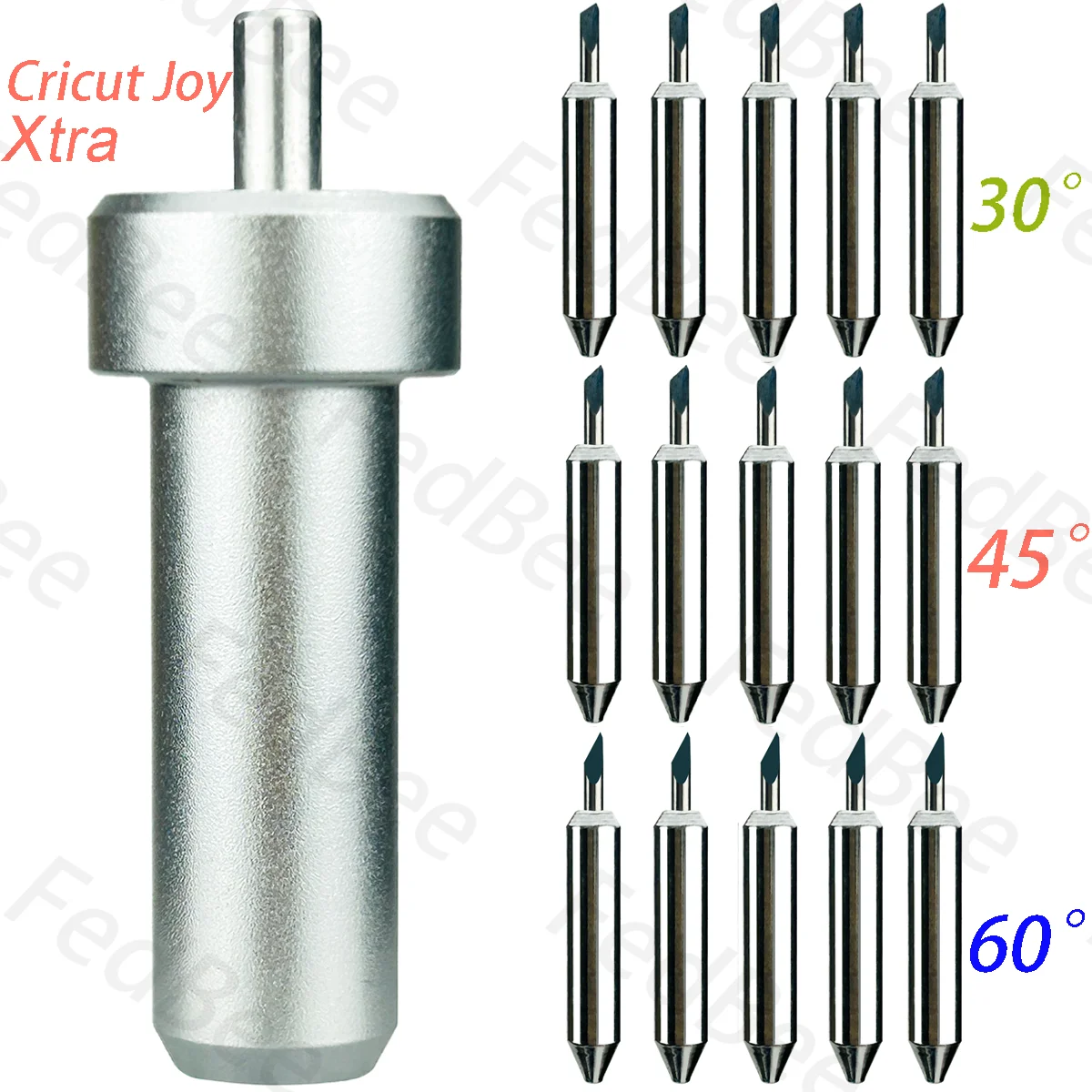 Plotter Da Taglio 5 Pz 30 ° + 5 Pz 45 ° + 5 Pz 60 ° Lame E 1 Pz Supporto Per Cricut Joy Xtra |