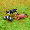 1/87 HO N Scale Model Miniature Green Grass Railway Layout with 8PCS Mini Animals For Building Scene Stree Scene Landscape 4