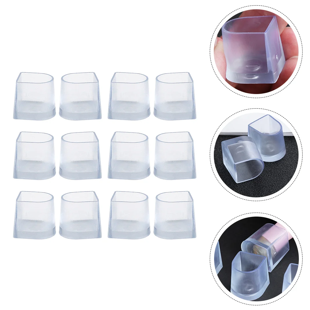 16pcs High Heel Protectors Shoe Heel Cover Clear High Stoppers Caps Replacement