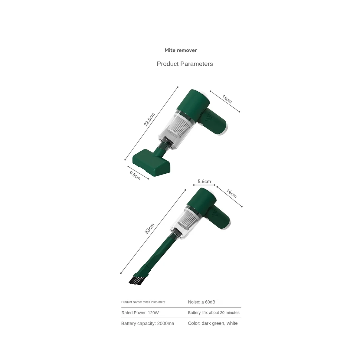 

Car Vacuum Cleaner Handheld Air Duster Cordless Vacuum Cleaner Rechargeable Wet&Dry Vacuum Cleaner for Car Home Office A