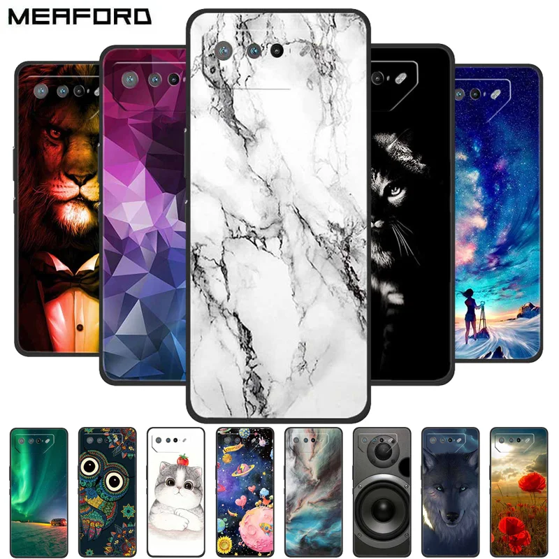 Per Asus Rog Phone 7 Ultimate Case Cover Posteriore In Silicone Custodia Per Telefono Per Asus Rog Phone7 Ultimate Soft Case Rog7 Ultimate Cute Coque