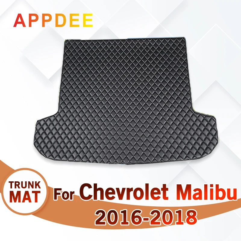

Коврик для багажника автомобиля для Chevrolet Malibu 2016, 2017, 2018, пользовательские автомобильные аксессуары, украшение интерьера автомобиля