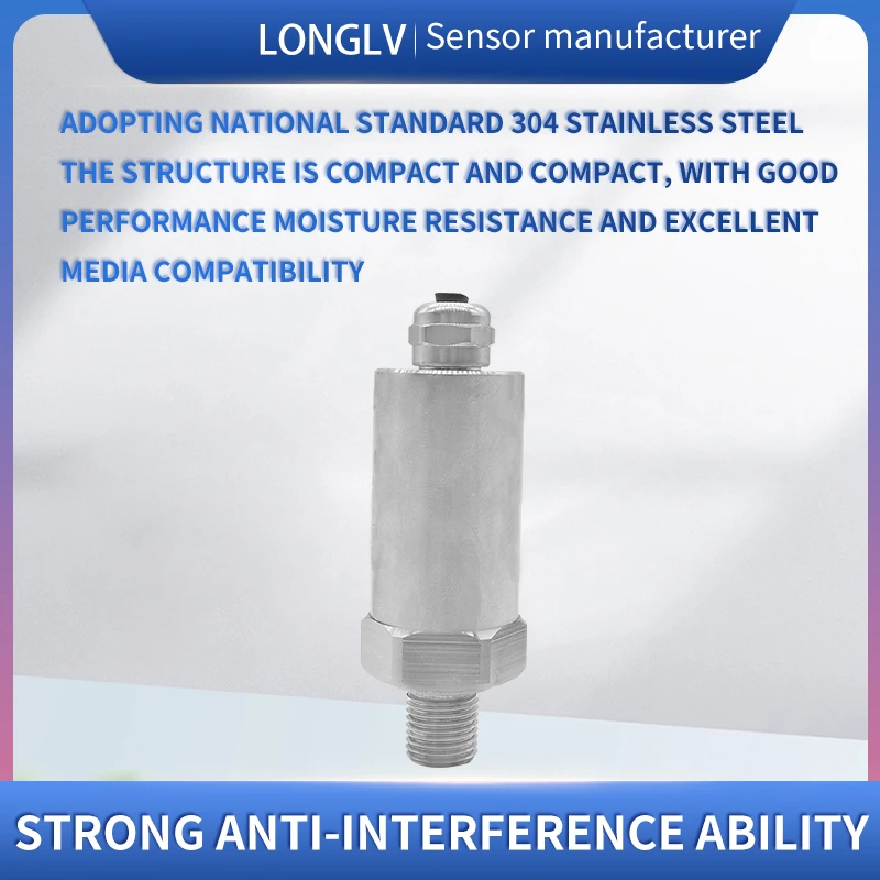 LONGLV PTL401 strain gauge pressure sensor pipeline pressure pneumatic hydraulic oil pressure