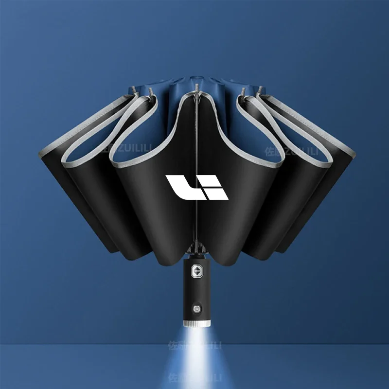 Car Automatic Folding Windproof Sunshade Umbrella For LEADING IDEAL Li Auto One L6 L7 L8 L9 MEGA Automotive Interior Accessories