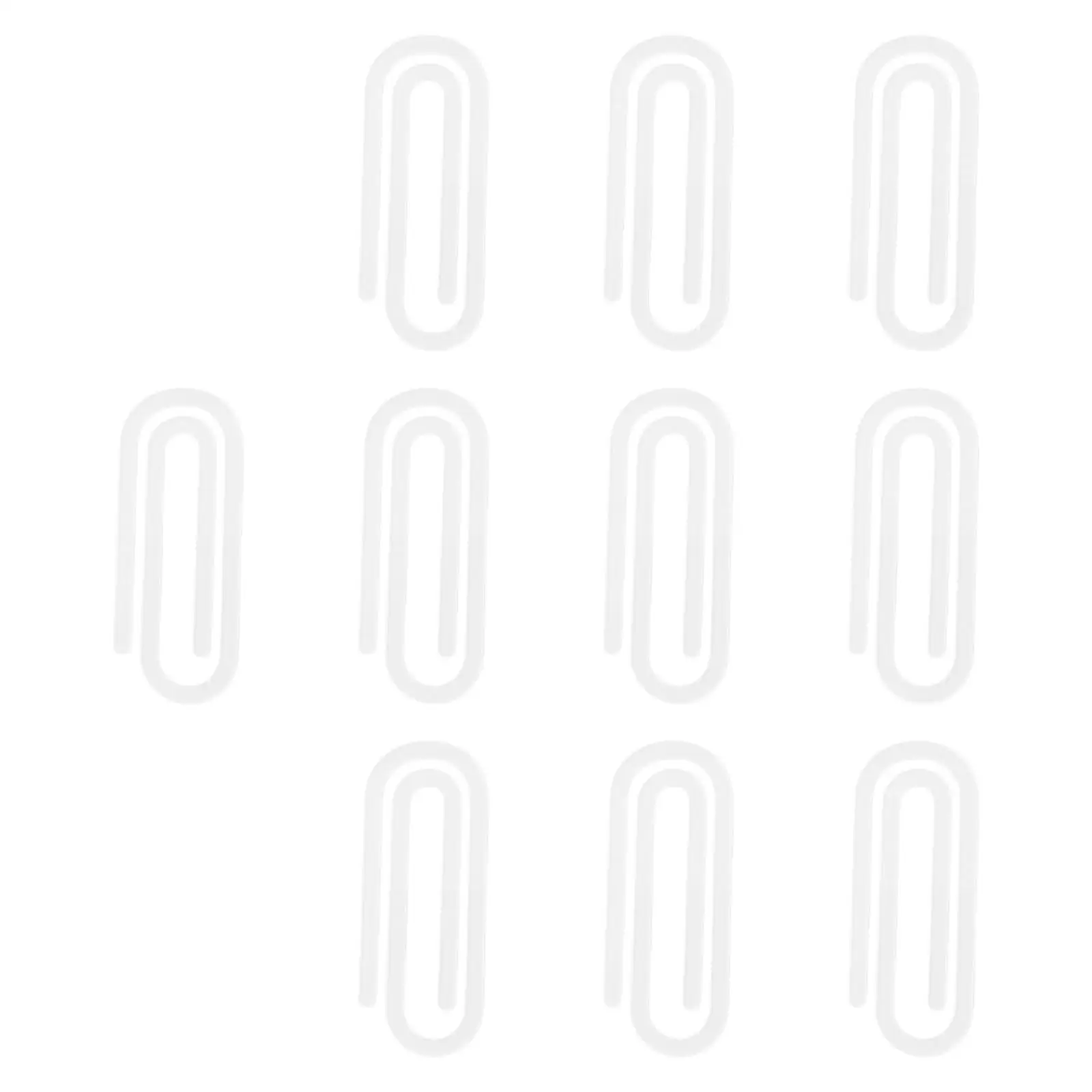 10Pcs 점보 종이 클립 가정용 문서를위한 창조적 인 다목적 승화 책 마크 문구 교실 공예 용품