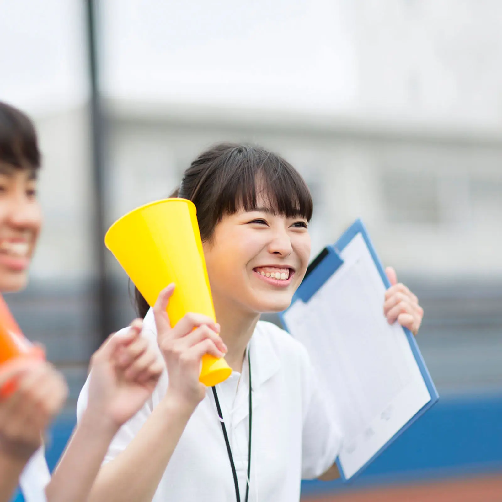 휴대용 플라스틱 경적, 축구, 스포츠 경기 팬 응원용 메가폰