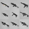 1/6 Soldier Accessories Weapon Puzzle Model MP40 HK416 AK47 Assault Rifle Gun Assembly Model Military Educational Toys 1