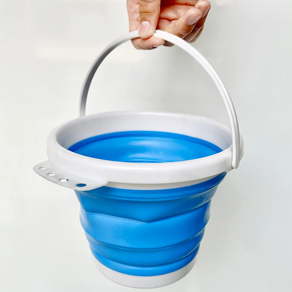 Collapsible Bucket Portable Folding Water Bucket Car Washing Fishing Household Plastic Travel Outdoor Camping