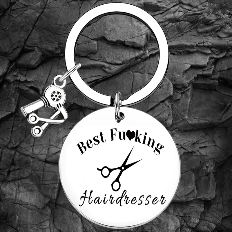 

Hairdresser Gifts Hair Stylist Keychain Hairstylist Graduation Gift Key Rings Best Friend Birthday Gift