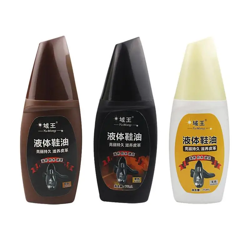 

Shoe Oil Polish 75ml Leather Boots Maintenance Oil Polishing For Women Leather Boots Shoes And Bags Shine Oil For Meeting Holida