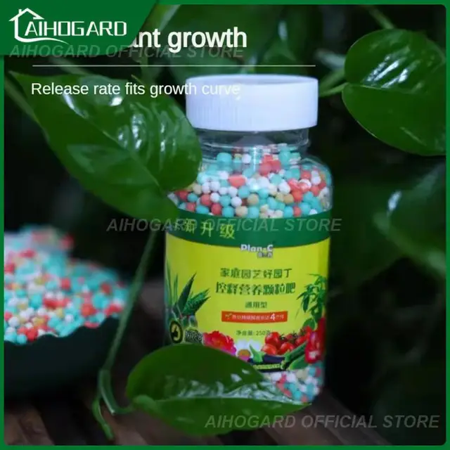 Segít A Zöld Növények És Növényekhez Virágok Granulátumához Szükséges Növekedésében, Megkönnyítik Dózisvezérlést