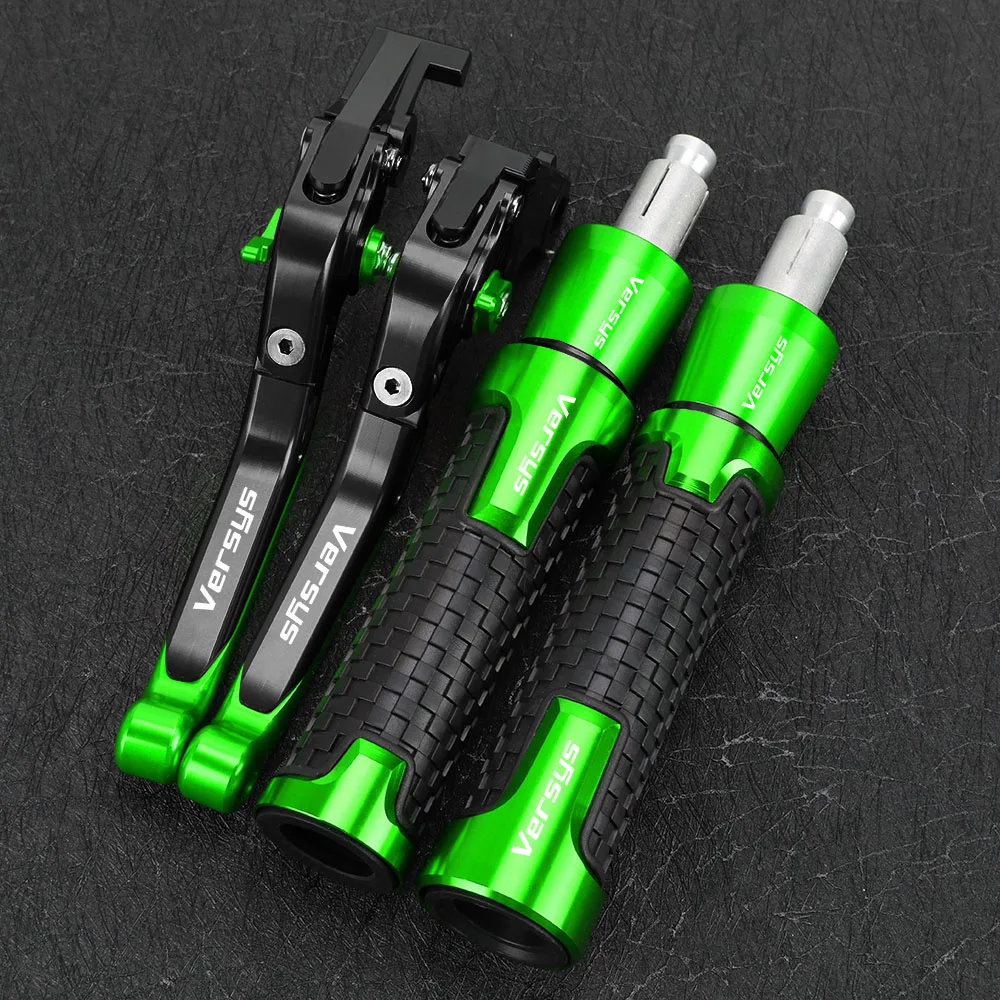 

Foldable Brake Clutch Levers 22MM 24MM Handlebar Knobs Handle Grips Ends For KAWASAKI VERSYS650 2006 2007 2008 VERSYS 650 650cc