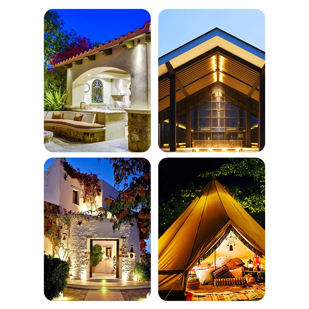 Solar Pendant Light Dual Head Outdoor Waterproof Solar Powered Shed Lights Rechargeable LED Ceiling Lamp Auto Illuminating Hangi