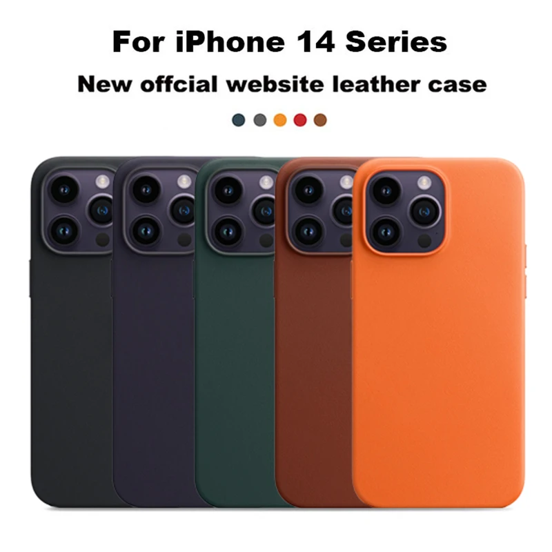 

Магнитный кожаный чехол для iPhone 14 Pro Max 12 13 Pro Max
