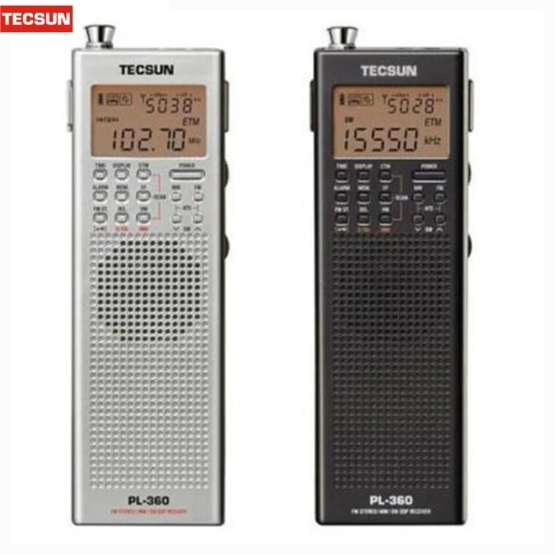 

New Tecsun PL-360 portable digital Radio usb AM FM pocket radio recorder Shortwave PLL DSP ETM SW MW LW Receiver pl360 New