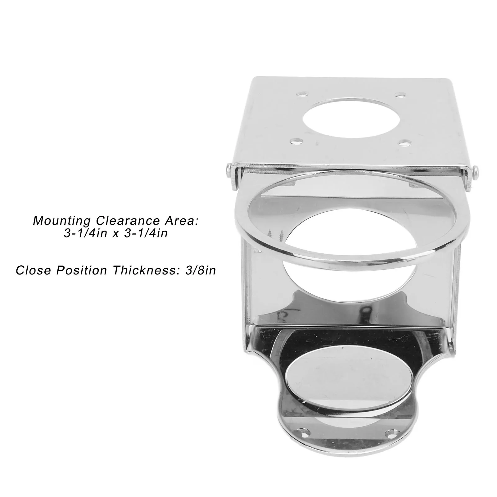 304 Stainless Steel Folding Drink Holder RV Accessories For Cups Bottles Up To 66mm In Diameter For Boat Yacht Car Office