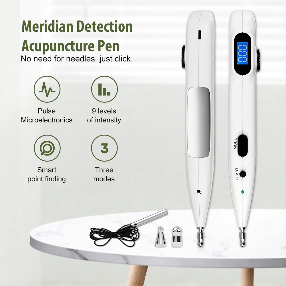 

Electronic Acupuncture Pen for Acupuncture Device Electric Massage Pen Point Meridian Energy Meridian Massager Acup Rechargeable