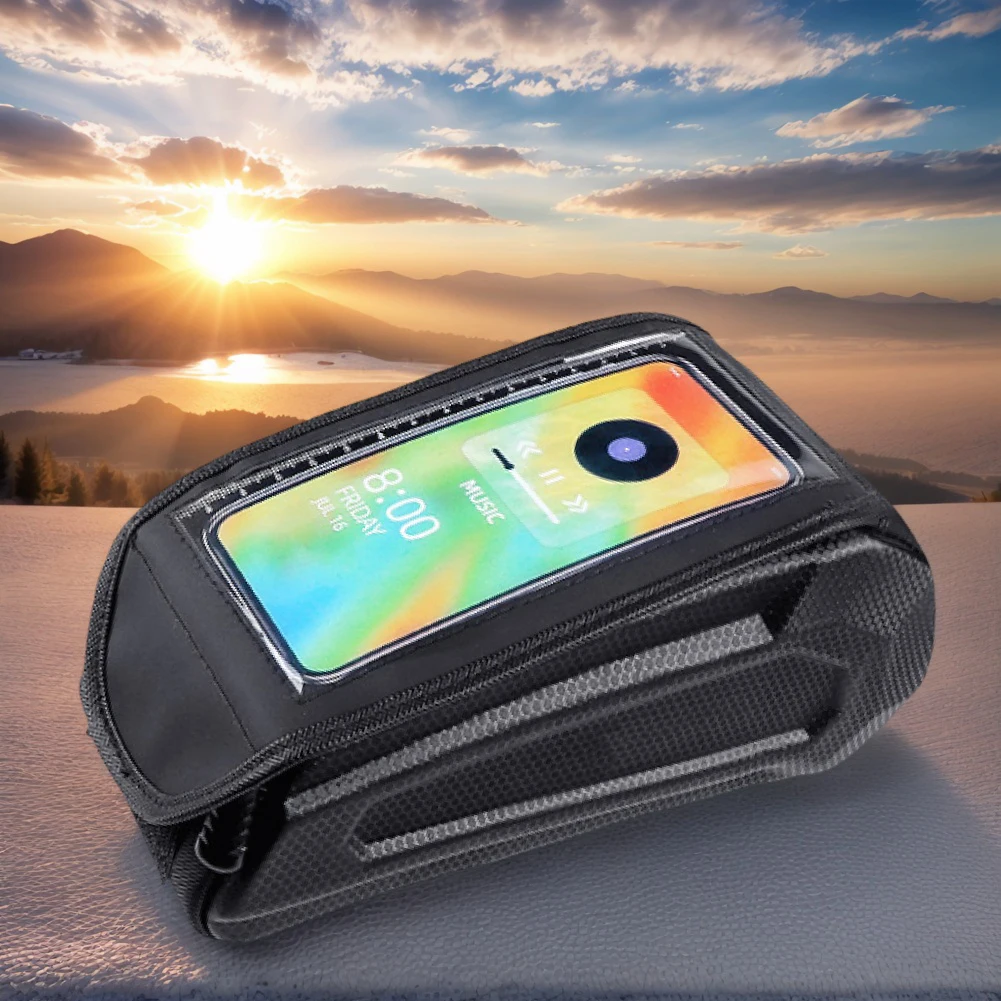 EVA Bike Front Frame Bag Touch Screen Phone Holder
