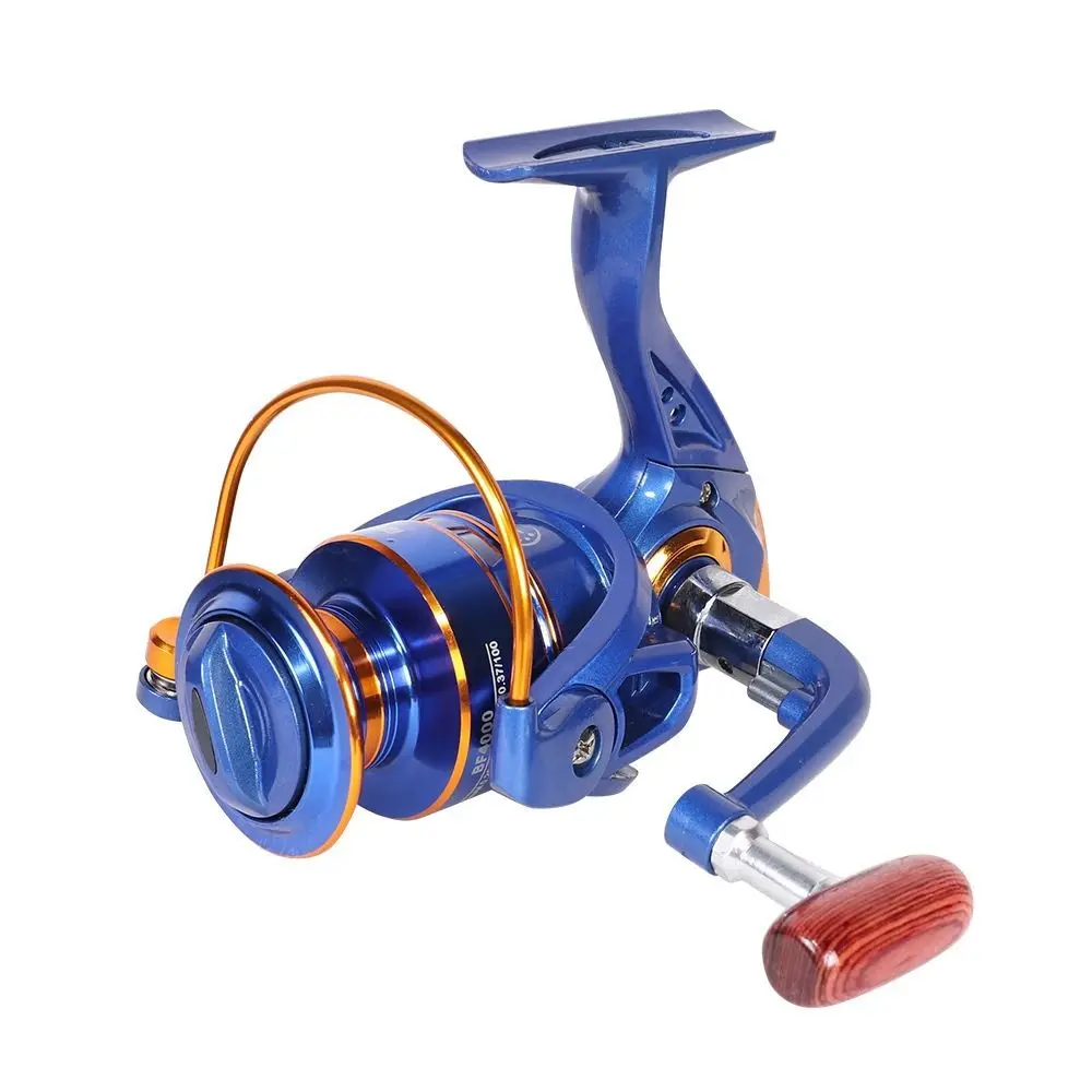

5.2:1 Gear Ratio Fishing Reel BF1000-7000 Strong Braking Force Fishing Wheel Quick Outgoing Line Aluminium Alloy