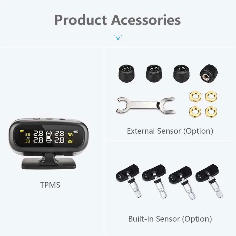 ڵ Ÿ̾ з 溸  ý, ¾翭   , TPMS ͸, 4  IP68  з 