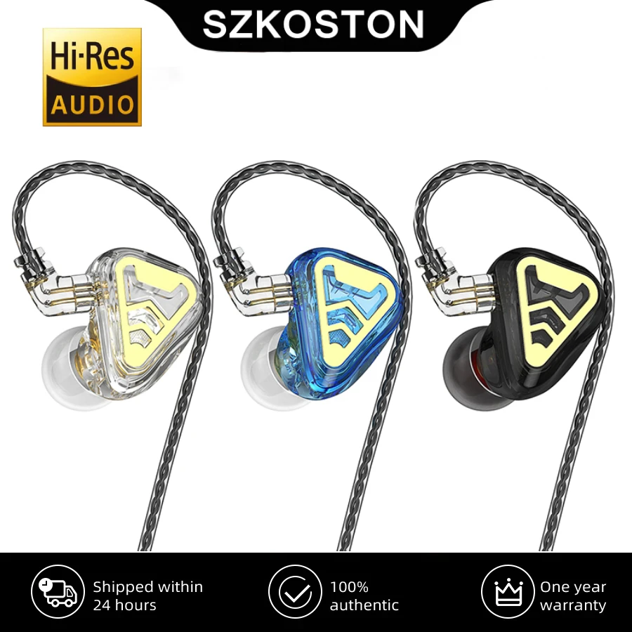 

CVJ TXS IEM Headset HiFi Earphone Monitor Earbuds with Tuning Switch Detachable Wired Headphones Dual Magnet Dynamic Driver