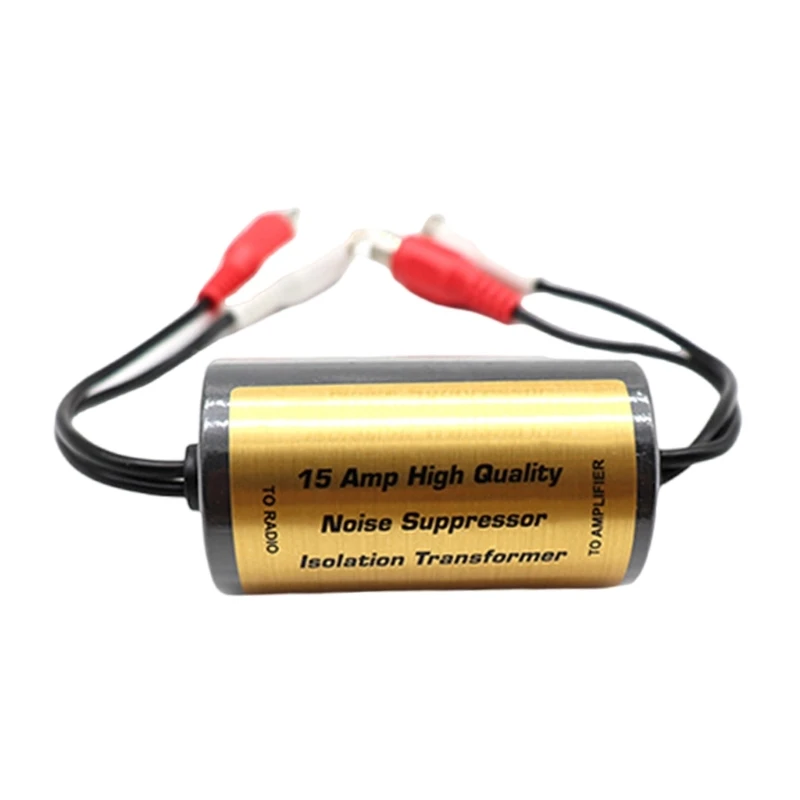Upgraded Ground Noise Isolator Noise Filter Suppressor Reducer for Car Radio/Home Stereo Systems