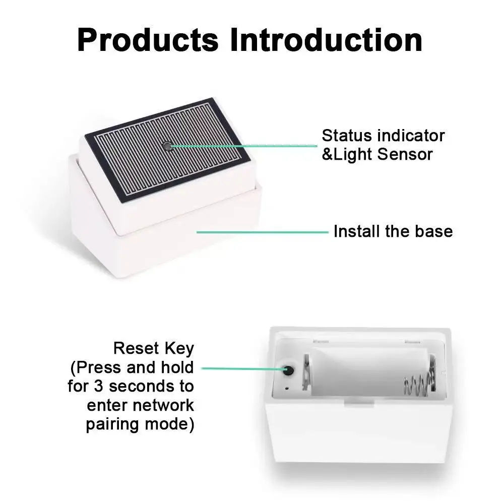 2in1 Tuya Zigbee Rain Sensor & Brightness Detector IPX4 Waterproof Compatible wi