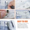 Jean Button Pins Adjustable Pant Waist Tightener Button Extender No Sewing Jeans Button Replacement Clips Pants Waist Buckle Set 6