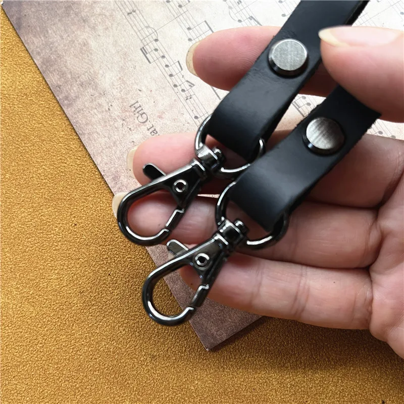 Shop for and Buy Leather Two Part Snap Open Detachable Key Holder