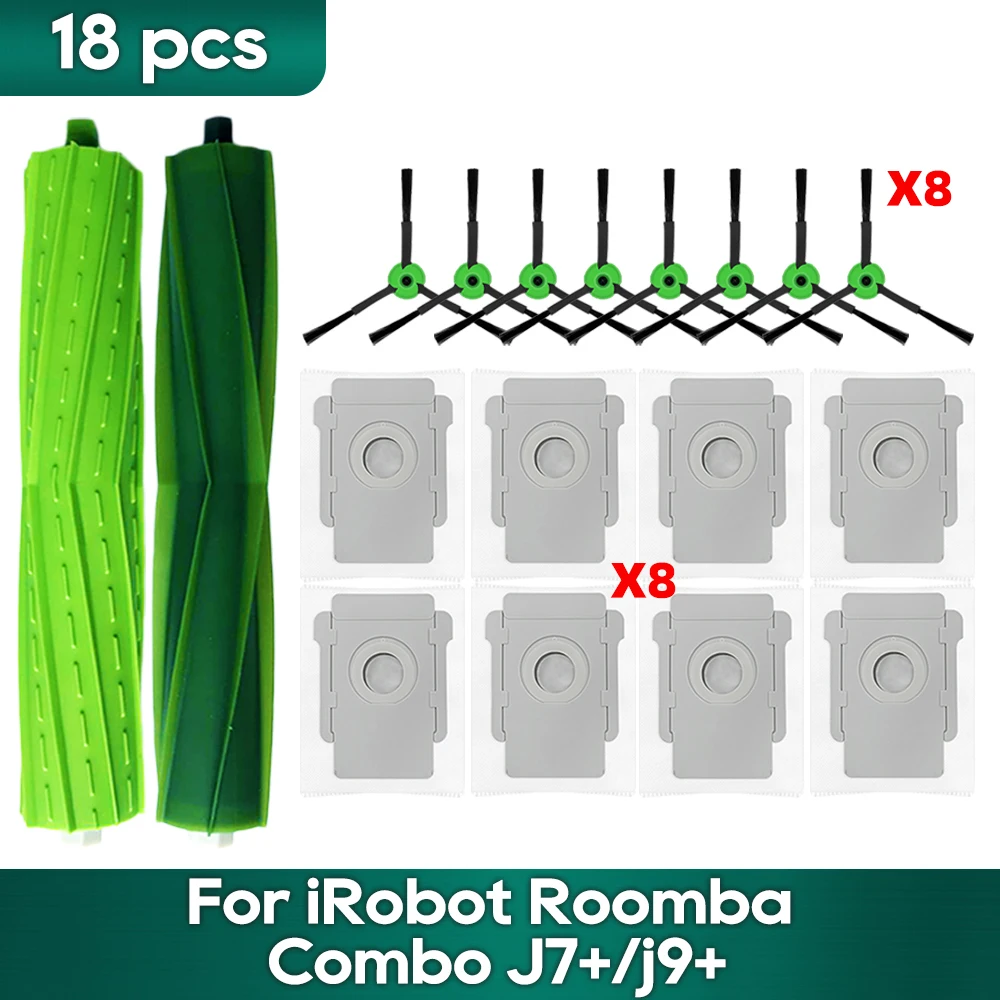 For Irobot Roomba Combo J7+ Robot Vacuums Roller Main Side