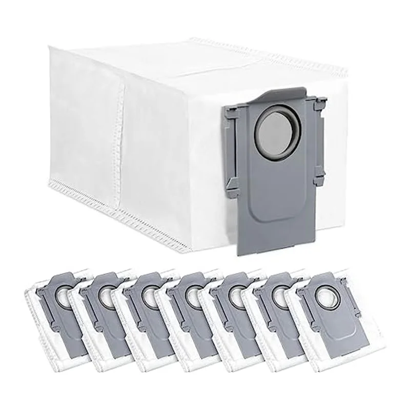 

8 упаковок пылесборников, совместимых с роботом-пылесосом Roborock Q Revo, большой емкости, одноразовые