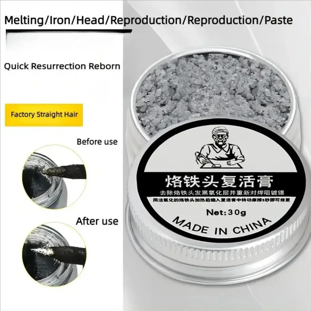 Soldering Iron Paste 150g/30g Tip Refresher Electrical Soldering Iron Cream Oxide Solder Iron Tip Clean Paste Professional Repair Tool
