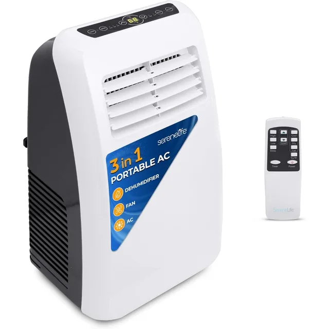 3-in-1 Portable Air Conditioner with Built-in Dehumidifier Function,Fan Mode,Remote Control, Complete Window Mount Exhaust Kit 2