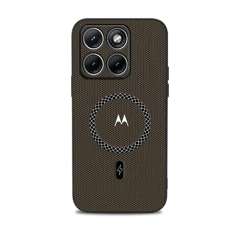 Premium Woven Textured Magnetic Shockproof Phone Case