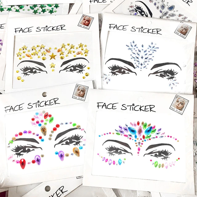 3D Sexy Face Tattoo Stickers for Kids Party Masquerade Party