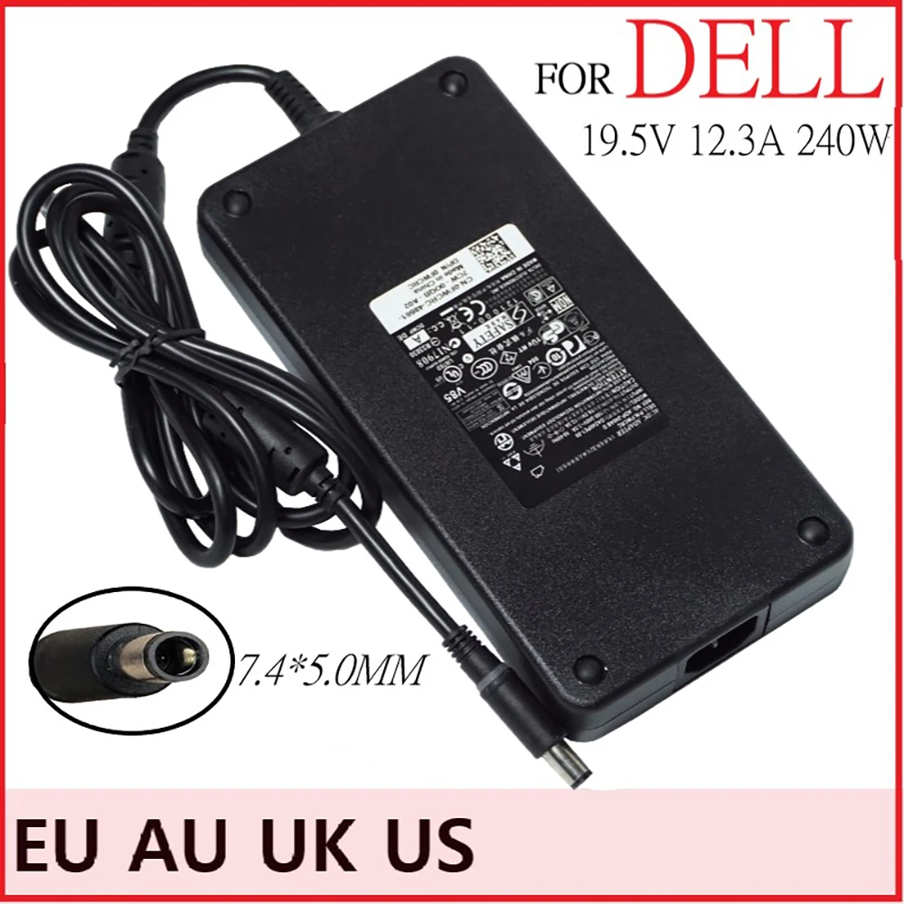 Original 19.5V 12.3A 240W Ac Adapter For DELL Alienware M15x M17x Precision 17 7000 R3 PA-9E J211H J938H Y044M 42R4N 450-18934 | Компьютеры